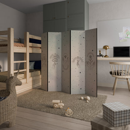 DELICATE BEAUTY 5-Panel Room Divider