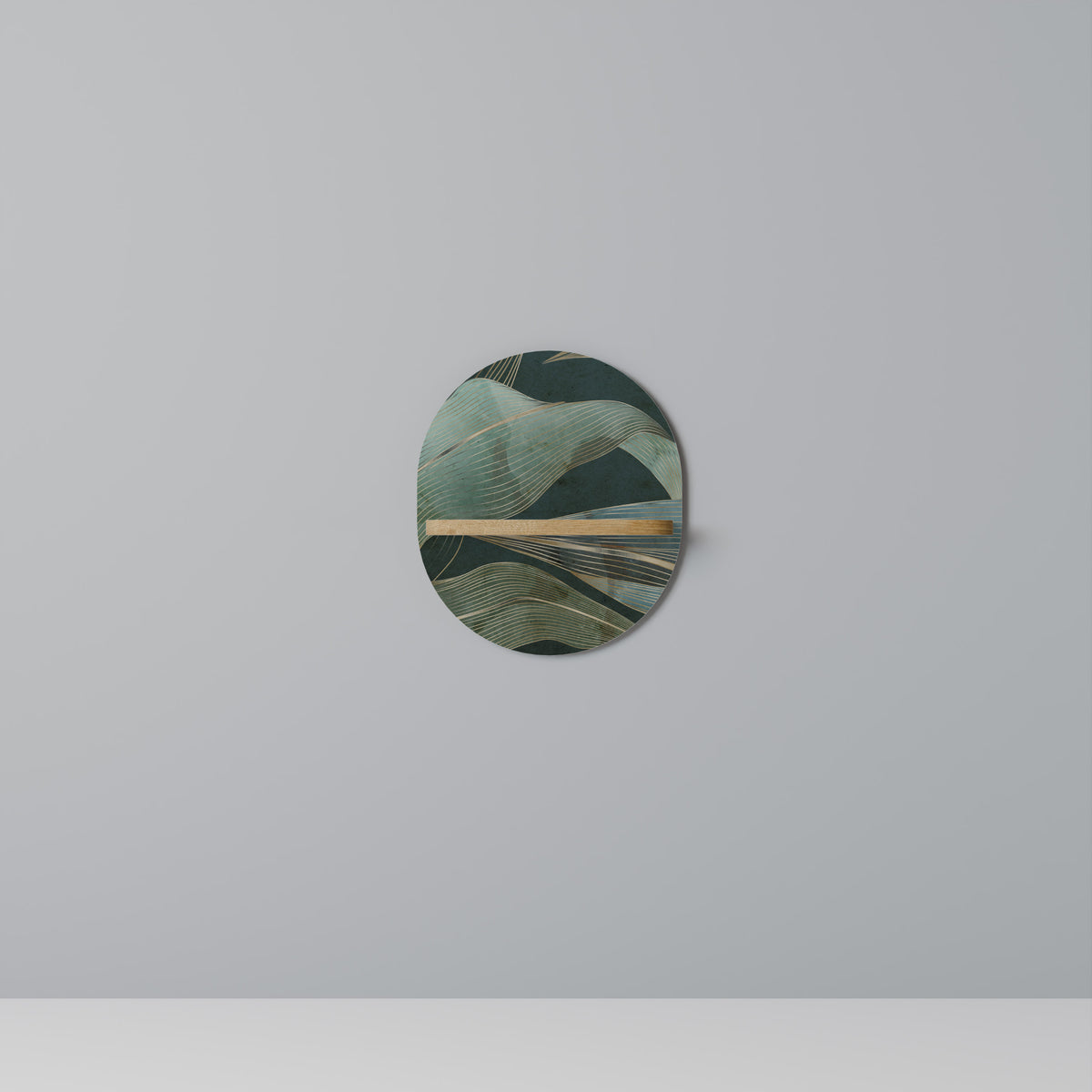 ROYAL GREEN Art Shelf