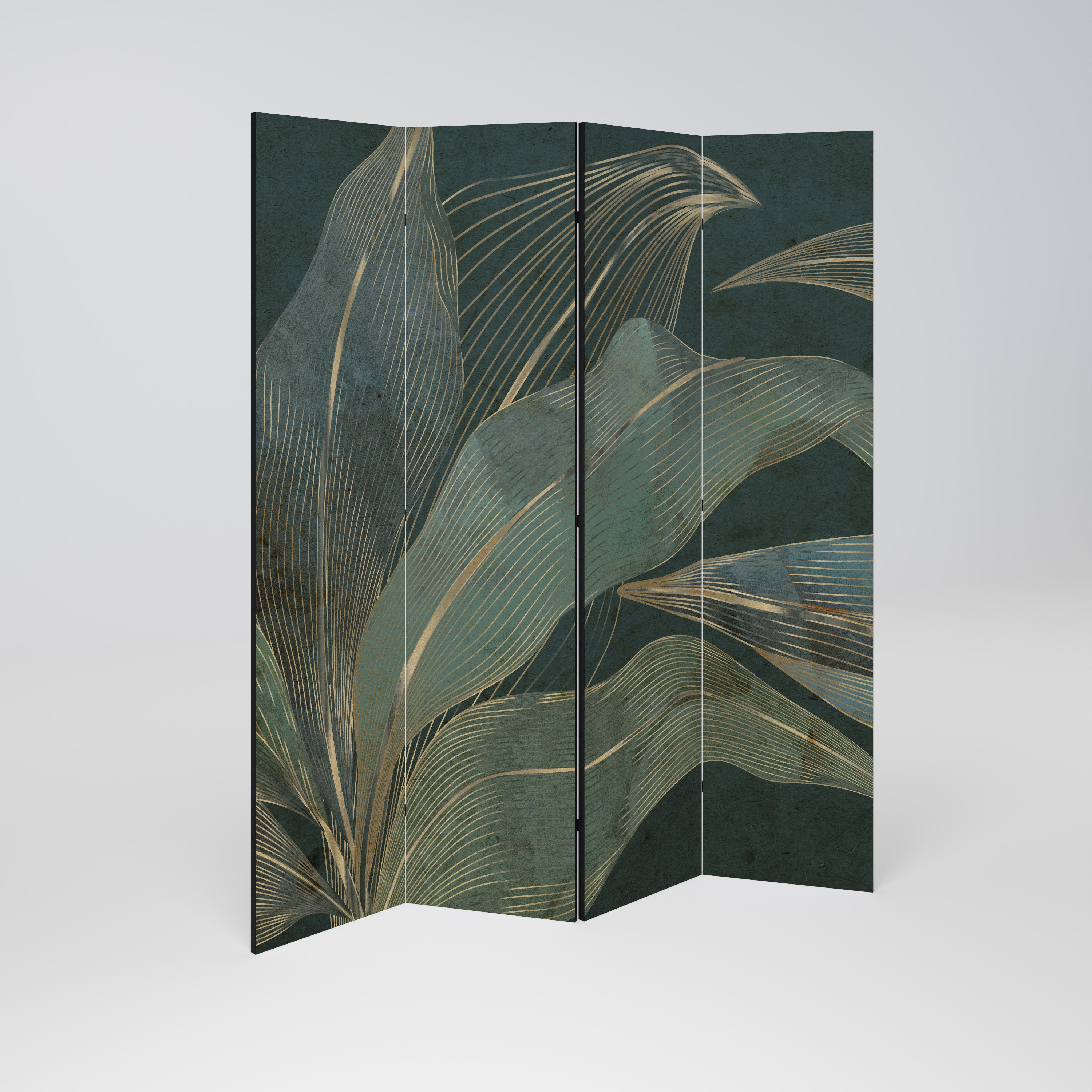 ROYAL GREEN 4-Panel Room Divider