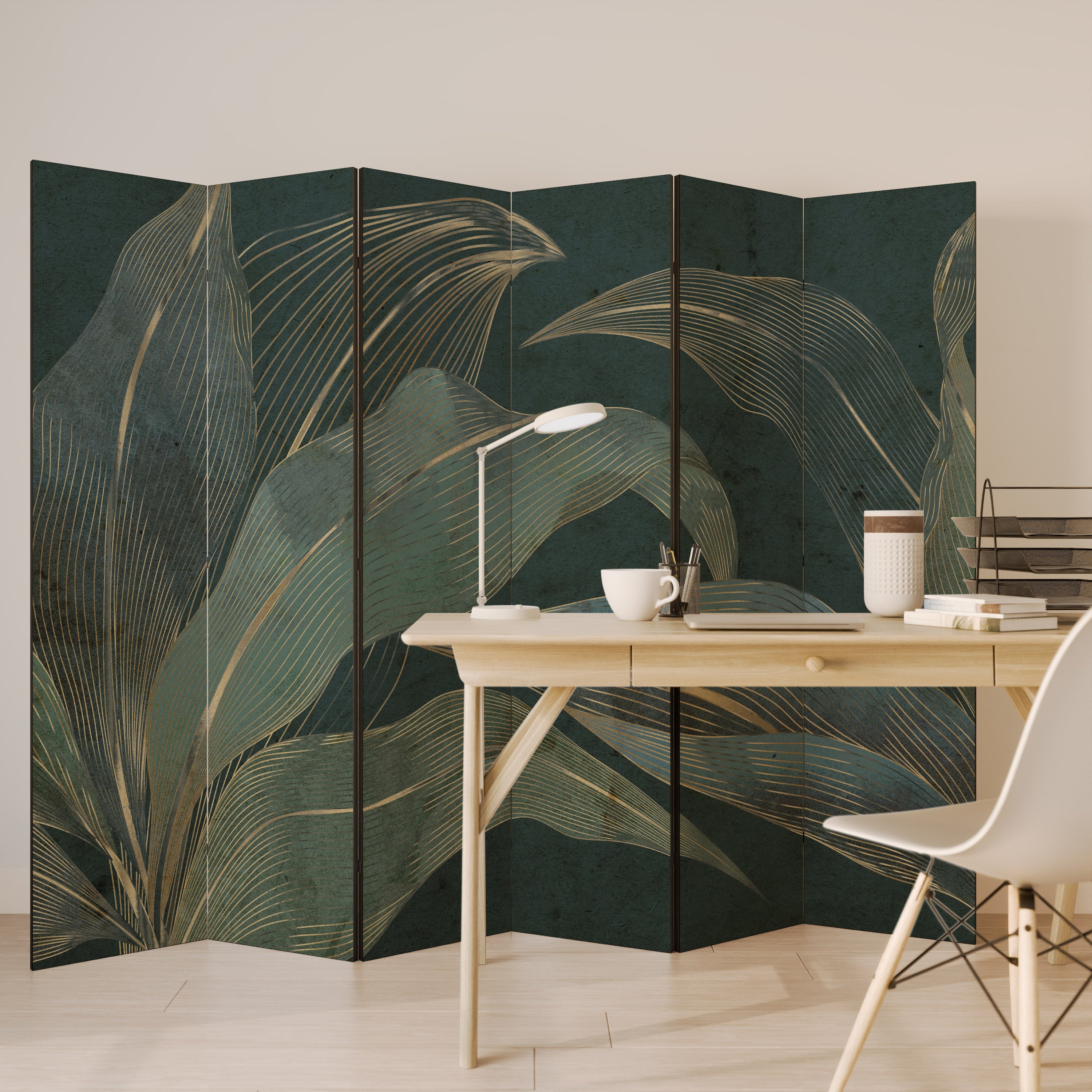 ROYAL GREEN 6-Panel Room Divider