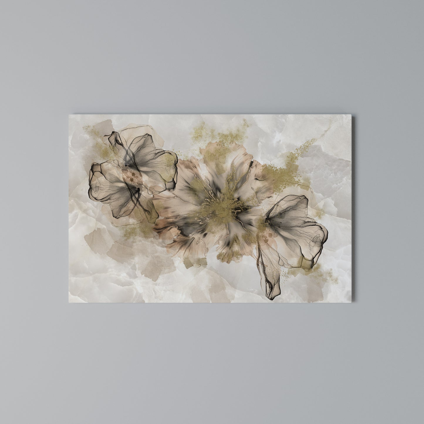 TRANSPARENT ELEGANCE Horizontal Canvas Print
