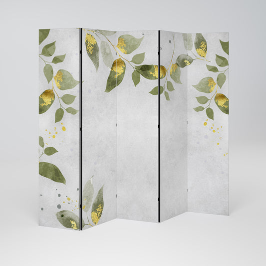 ELEGANT BOTANICS 5-Panel Room Divider