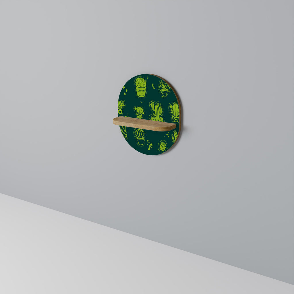 Οβάλ Ράφι DESERT GREEN σε Στυλ Δρυός