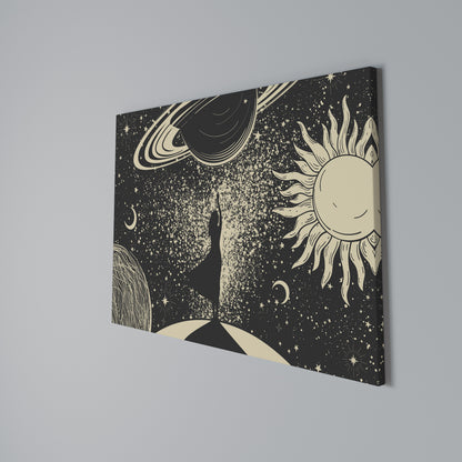 MYSTIC UNIVERSE Horizontal Canvas Print