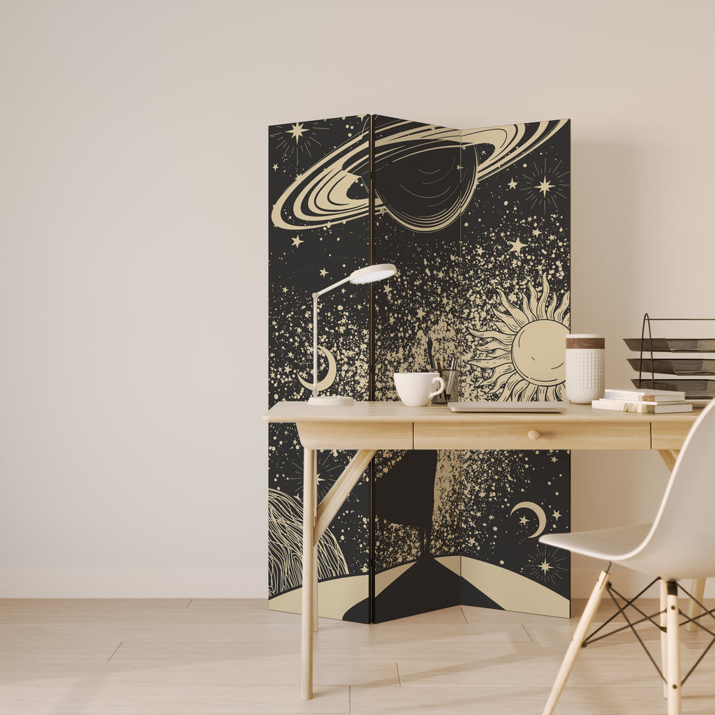 MYSTIC UNIVERSE Διακοσμητικό παραβάν με 3 πάνελ