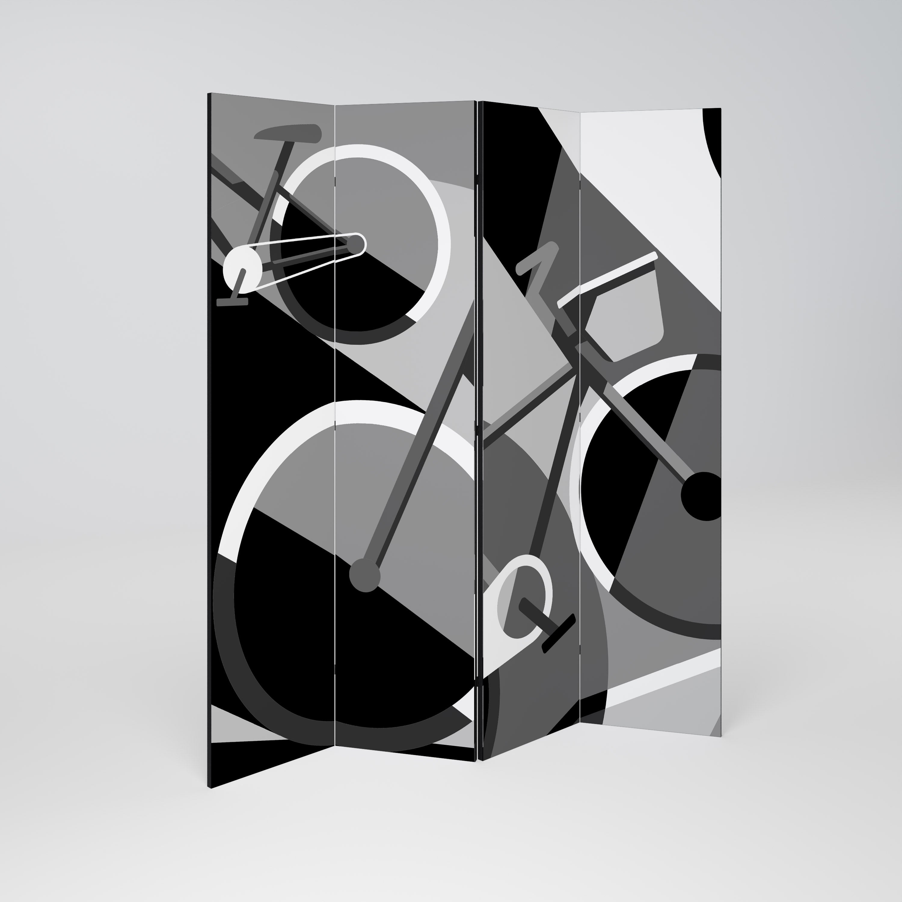 BIKE ENERGY 4-Panel Room Divider