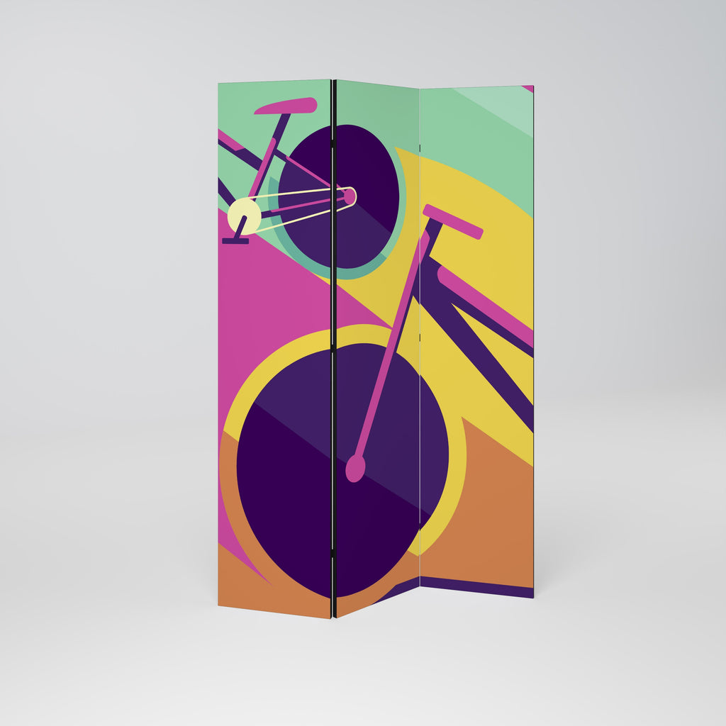 Διακοσμητικό διαχωριστικό δωματίου BIKE DREAMS 3 πάνελ