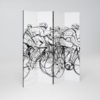 CYCLING COMPETITION Παραβάν με 4 πάνελ