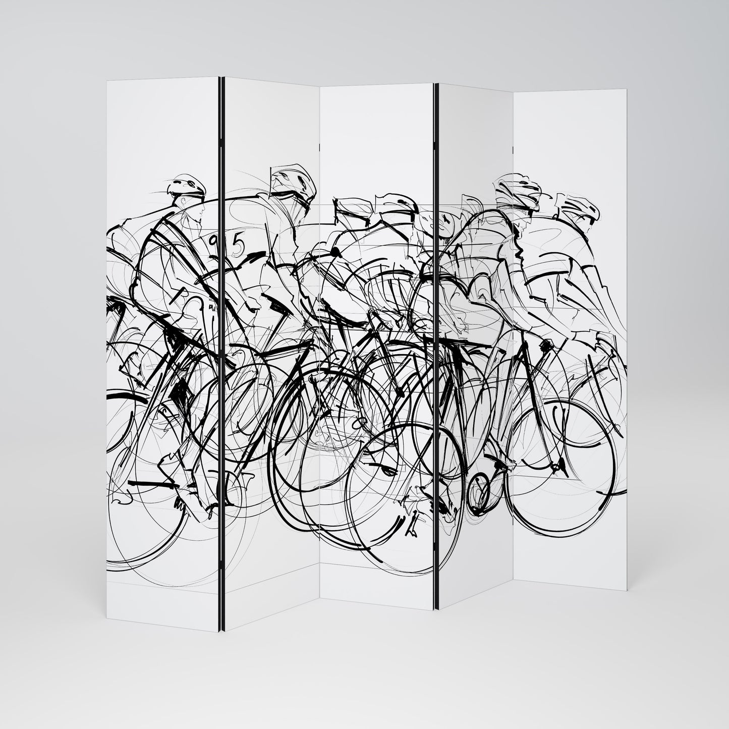 CYCLING COMPETITION Παραβάν με 5 πάνελ