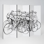 CYCLING COMPETITION 6-Panel Room Divider