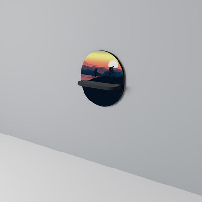 CYCLING HORIZON Art Shelf
