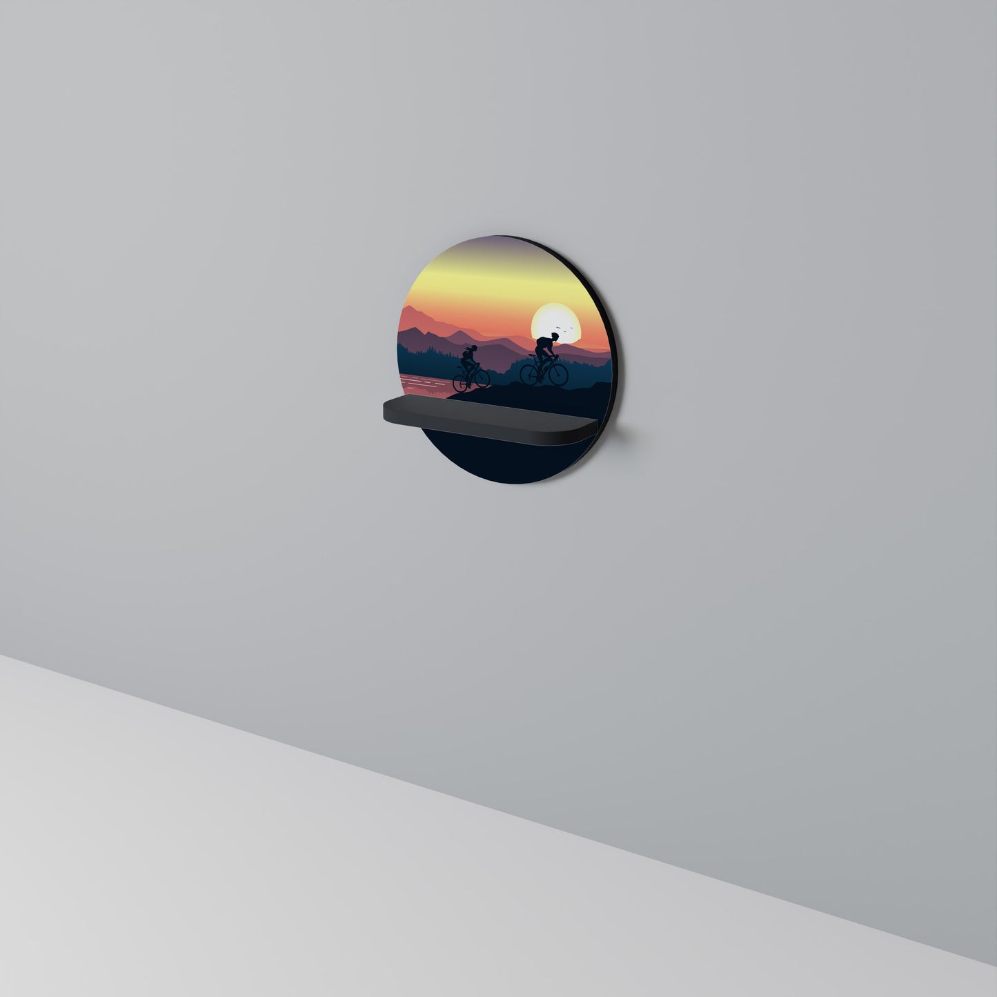 CYCLING HORIZON Art Shelf