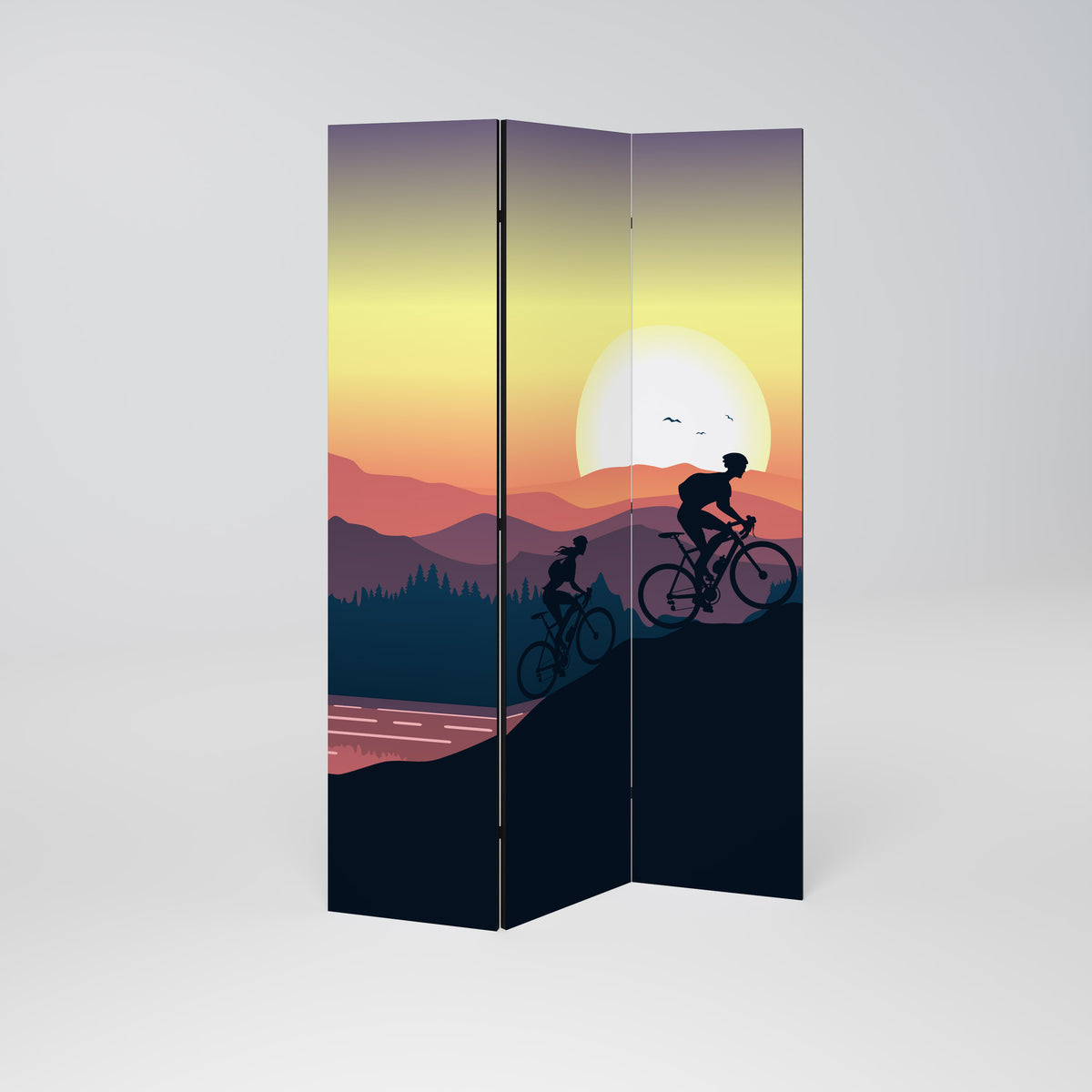 CYCLING HORIZON Παραβάν με 3 πάνελ
