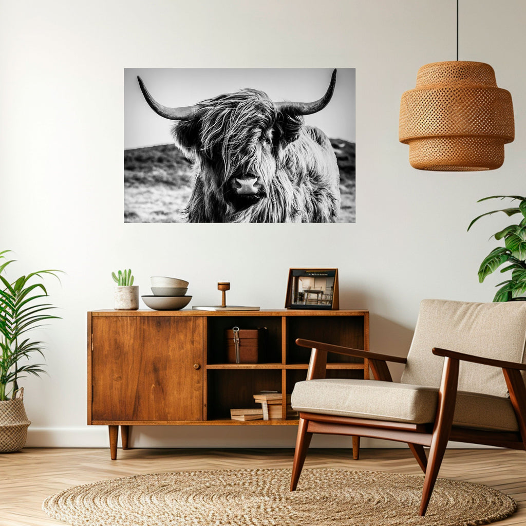 WILD SPIRIT REFLECTED Peel and Stick Horizontal Poster