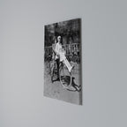 RIDING THROUGH TIME Vertical Canvas Print