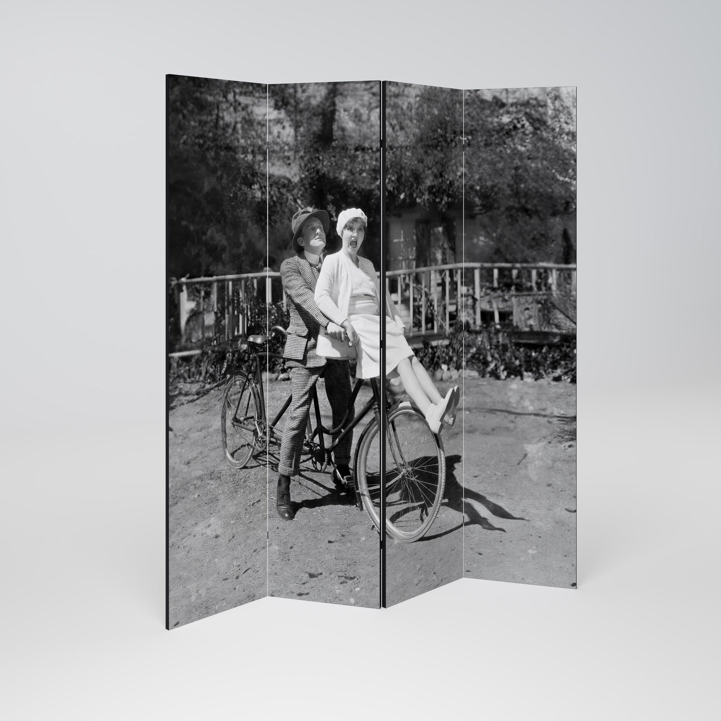 RIDING THROUGH TIME Παραβάν με 4 πάνελ