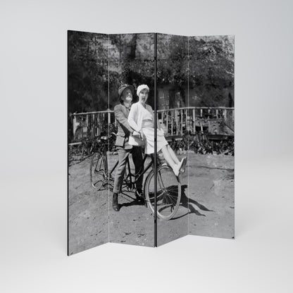 RIDING THROUGH TIME Παραβάν με 4 πάνελ