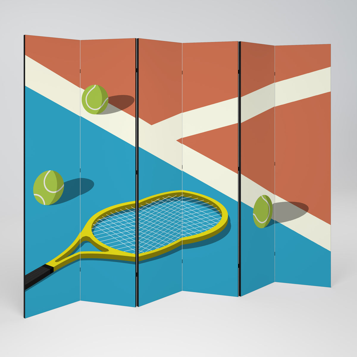 TENNIS ESSENTIALS Παραβάν με 6 πάνελ