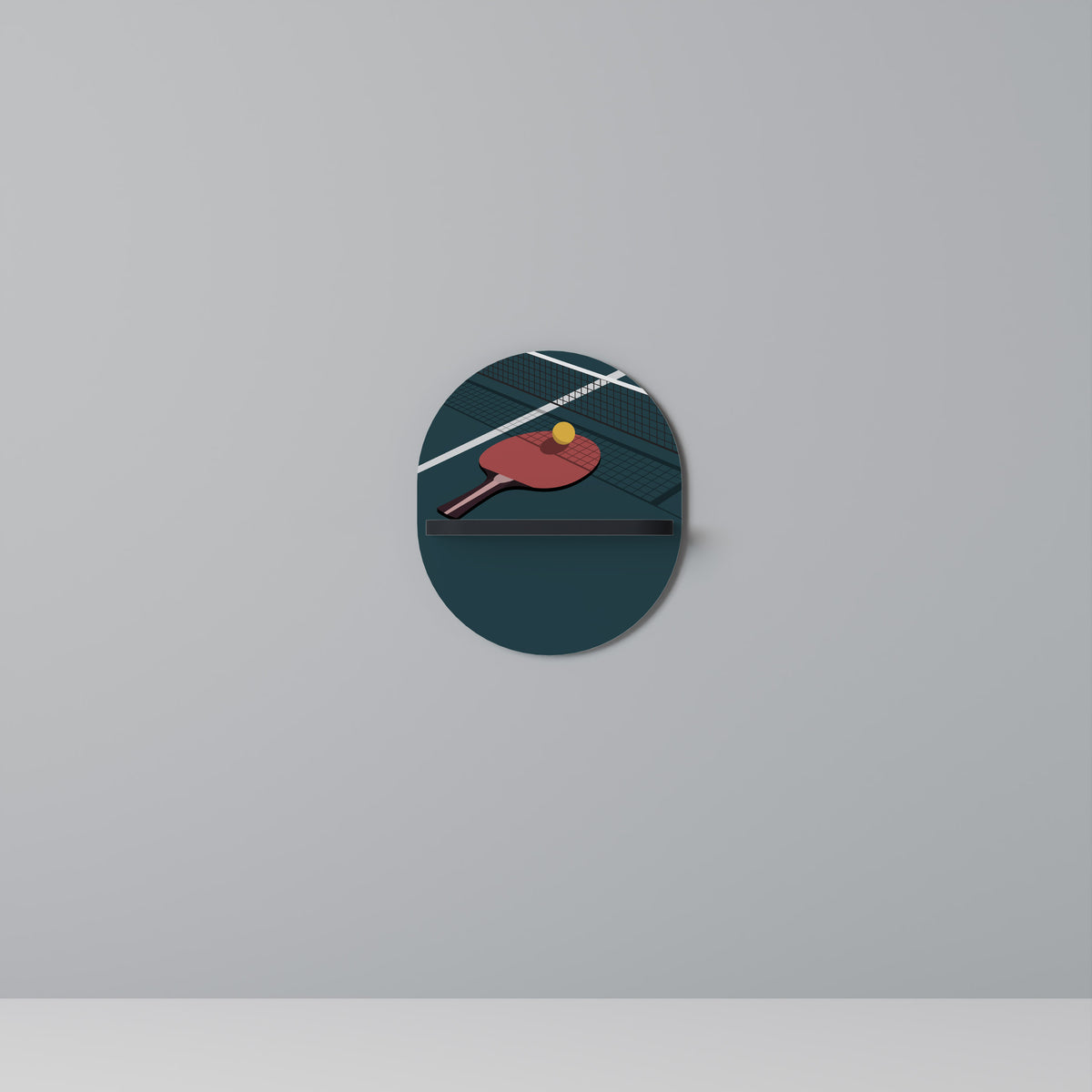 PING- PONG GAME Διακοσμητικό Ράφι Art Shelf