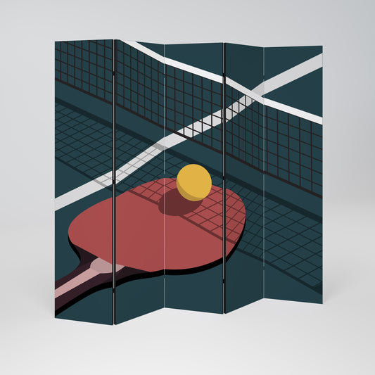 PING- PONG GAME Παραβάν με 5 πάνελ