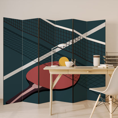 PING- PONG GAME Παραβάν με 6 πάνελ