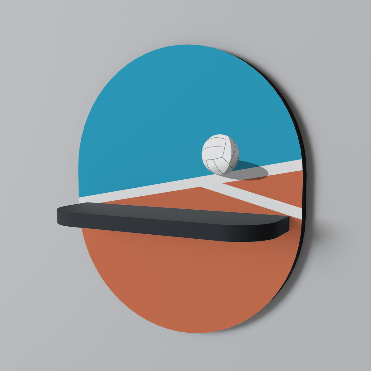 VOLLEYBALL TIME Διακοσμητικό Ράφι Art Shelf