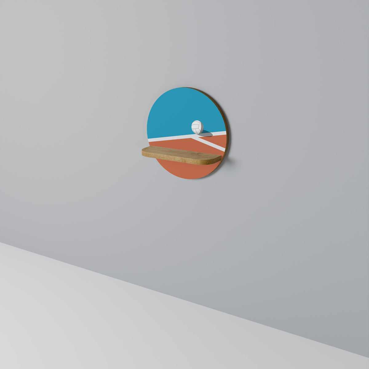 VOLLEYBALL TIME Art Shelf