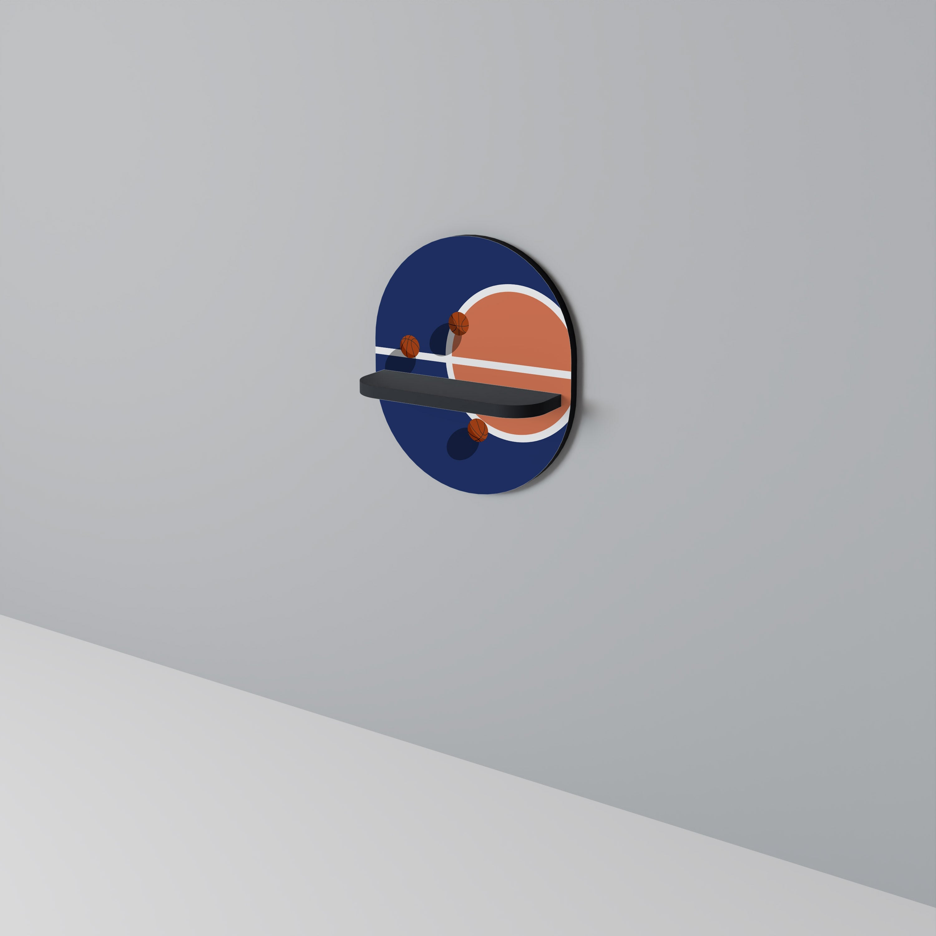 Οβάλ Ράφι BASKETBALL CHALLENGE σε Μαύρο Φινίρισμα
