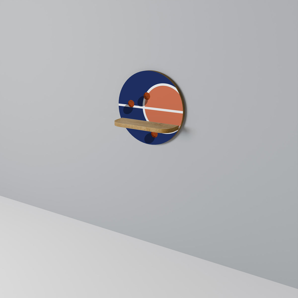 BASKETBALL CHALLENGE Art Shelf