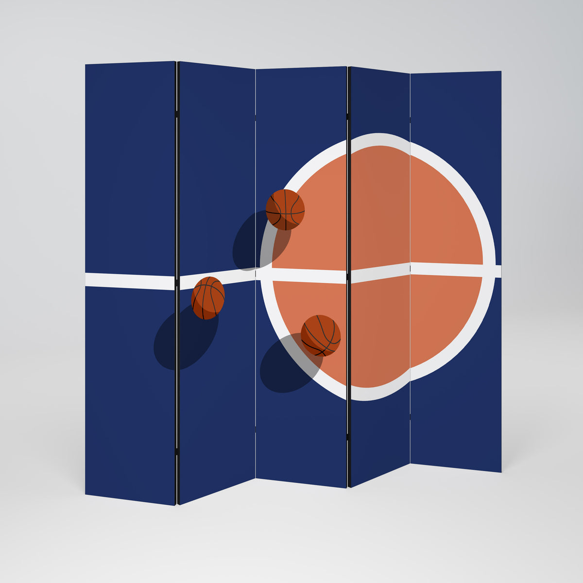 BASKETBALL CHALLENGE Παραβάν με 5 πάνελ