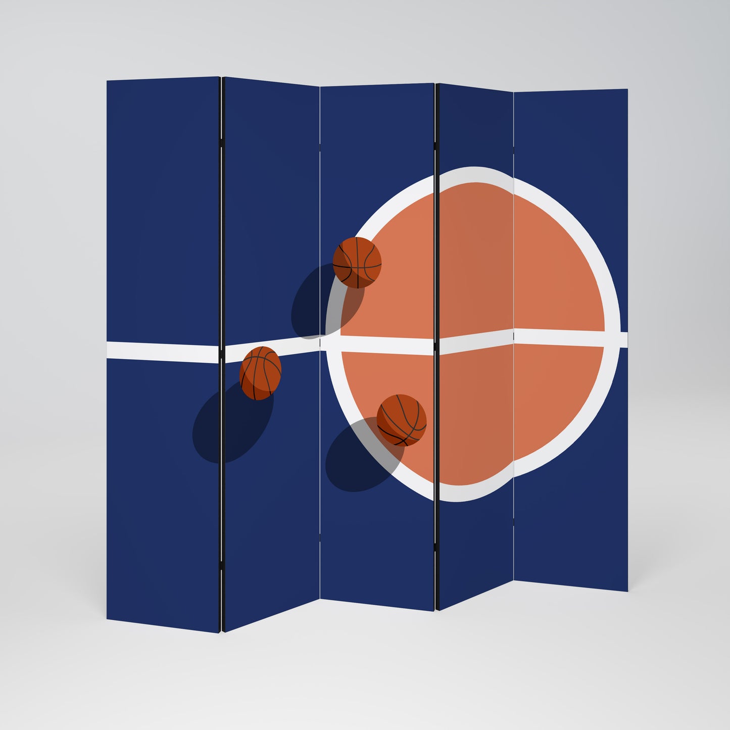 BASKETBALL CHALLENGE Παραβάν με 5 πάνελ