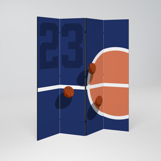 FAMOUS NUMBER 23 4-Panel Room Divider