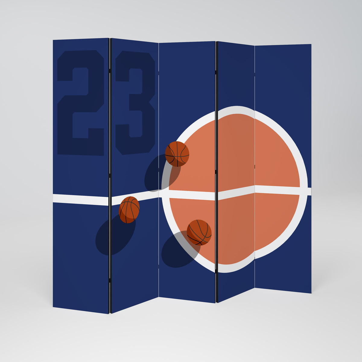 FAMOUS NUMBER 23 Παραβάν με 5 πάνελ