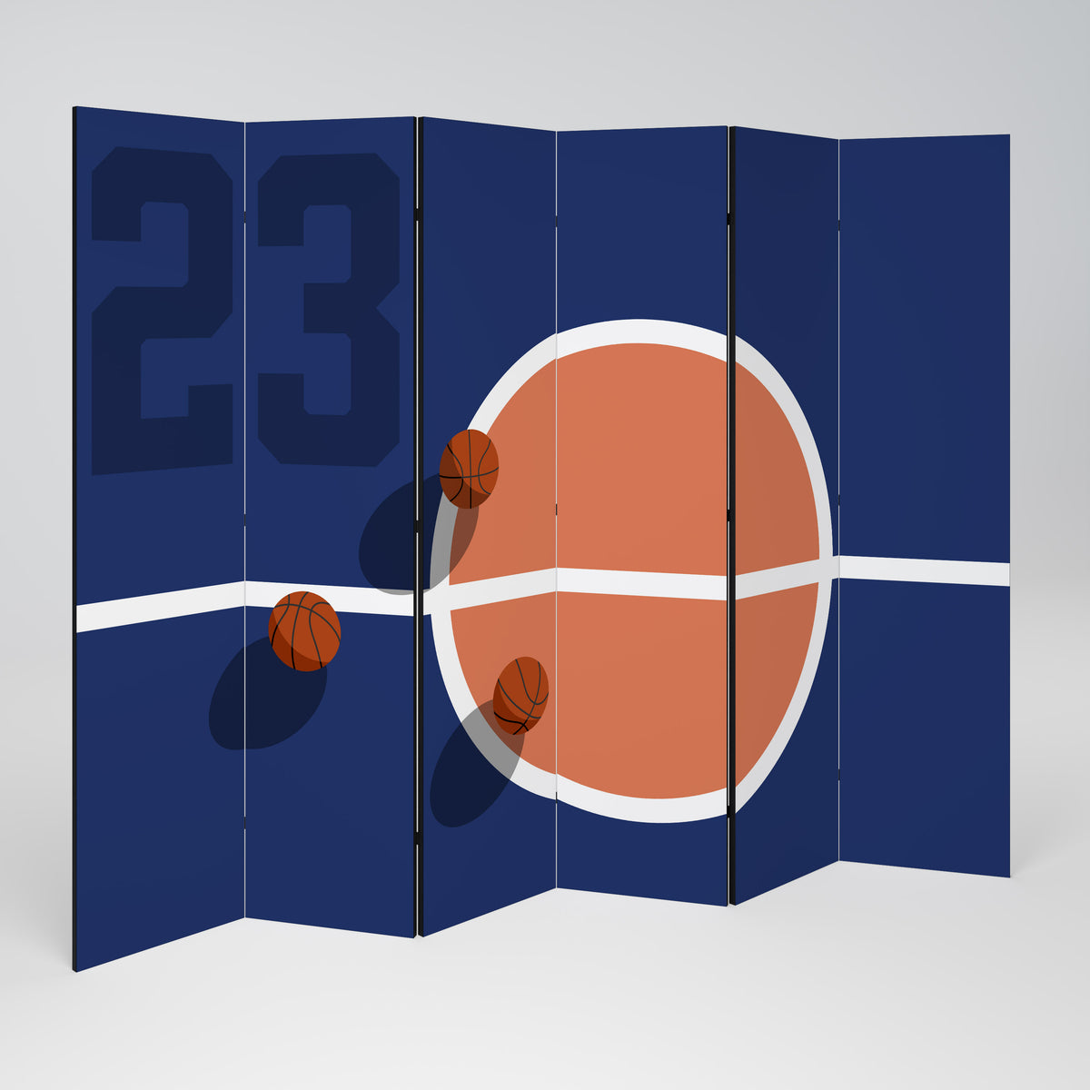 FAMOUS NUMBER 23 Παραβάν με 6 πάνελ