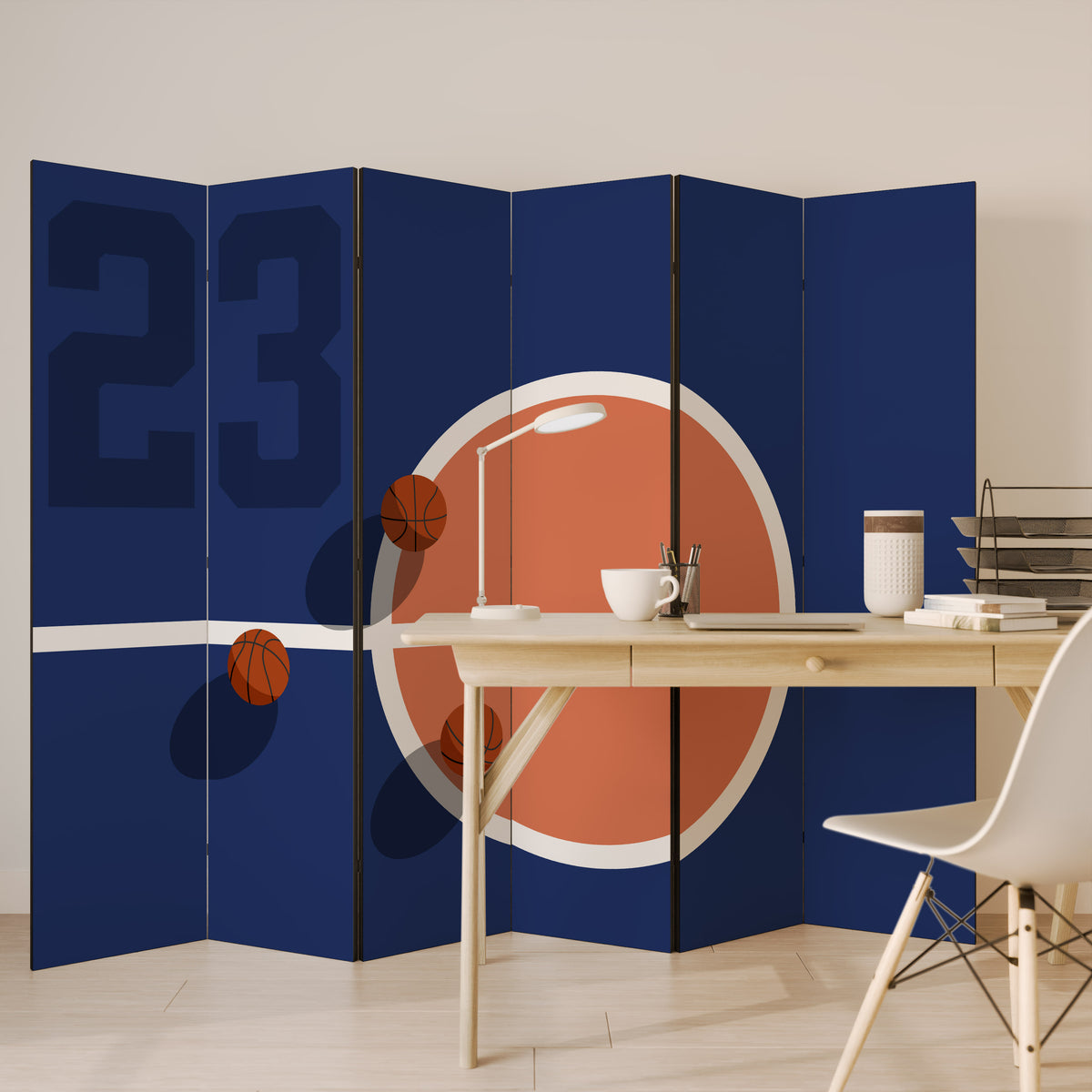 FAMOUS NUMBER 23 Παραβάν με 6 πάνελ