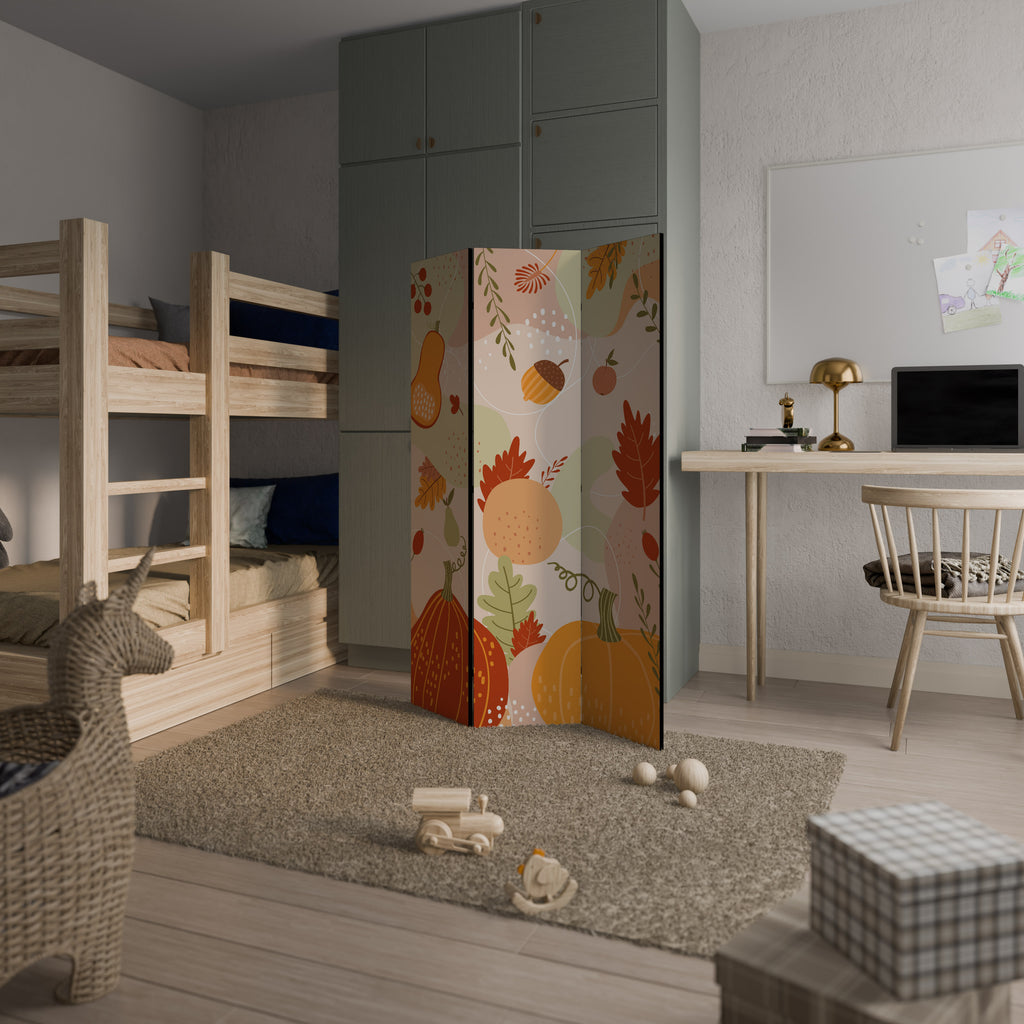 HELLO AUTUMN 3-Panel Room Divider