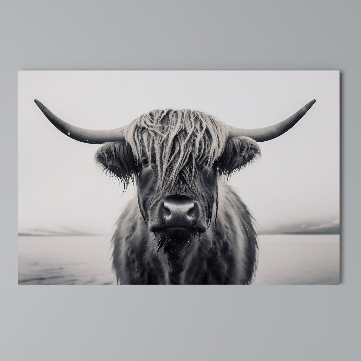 GENTLE GIANT STARE Horizontal Canvas Print