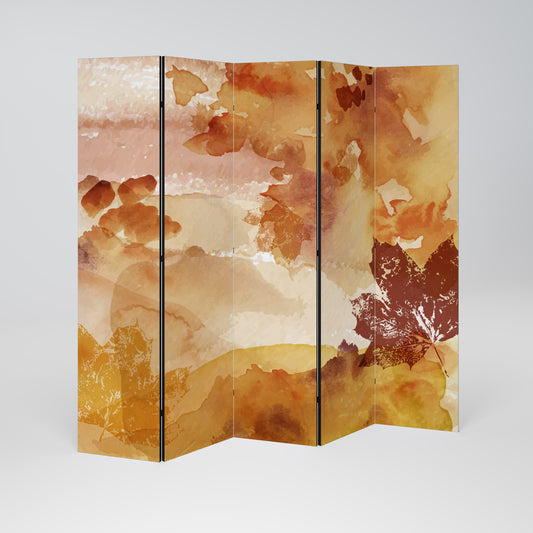 TRACES OF AUTUMN 5-Panel Room Divider