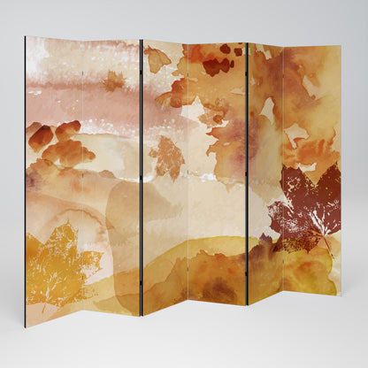 TRACES OF AUTUMN 6-Panel Room Divider