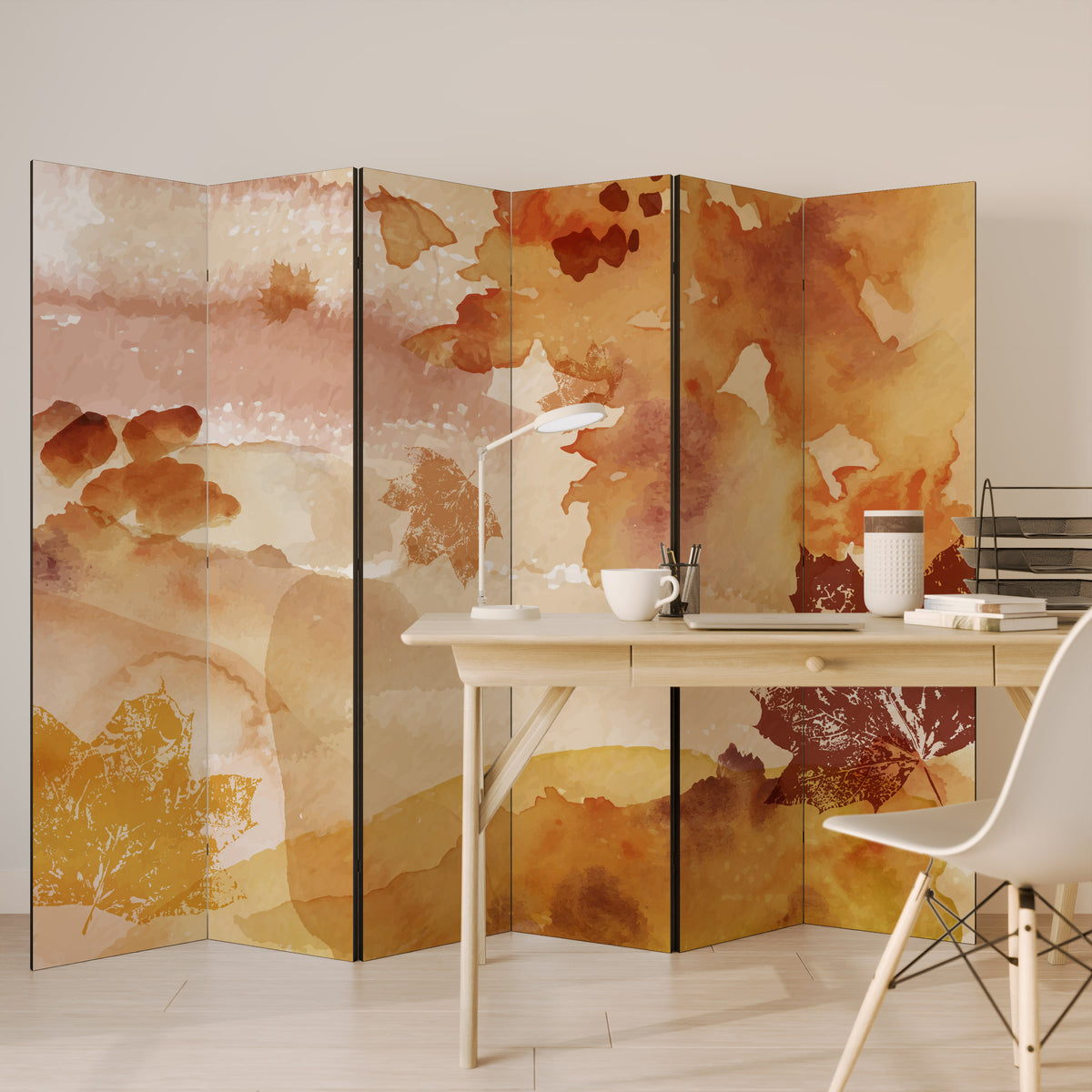 TRACES OF AUTUMN 6-Panel Room Divider