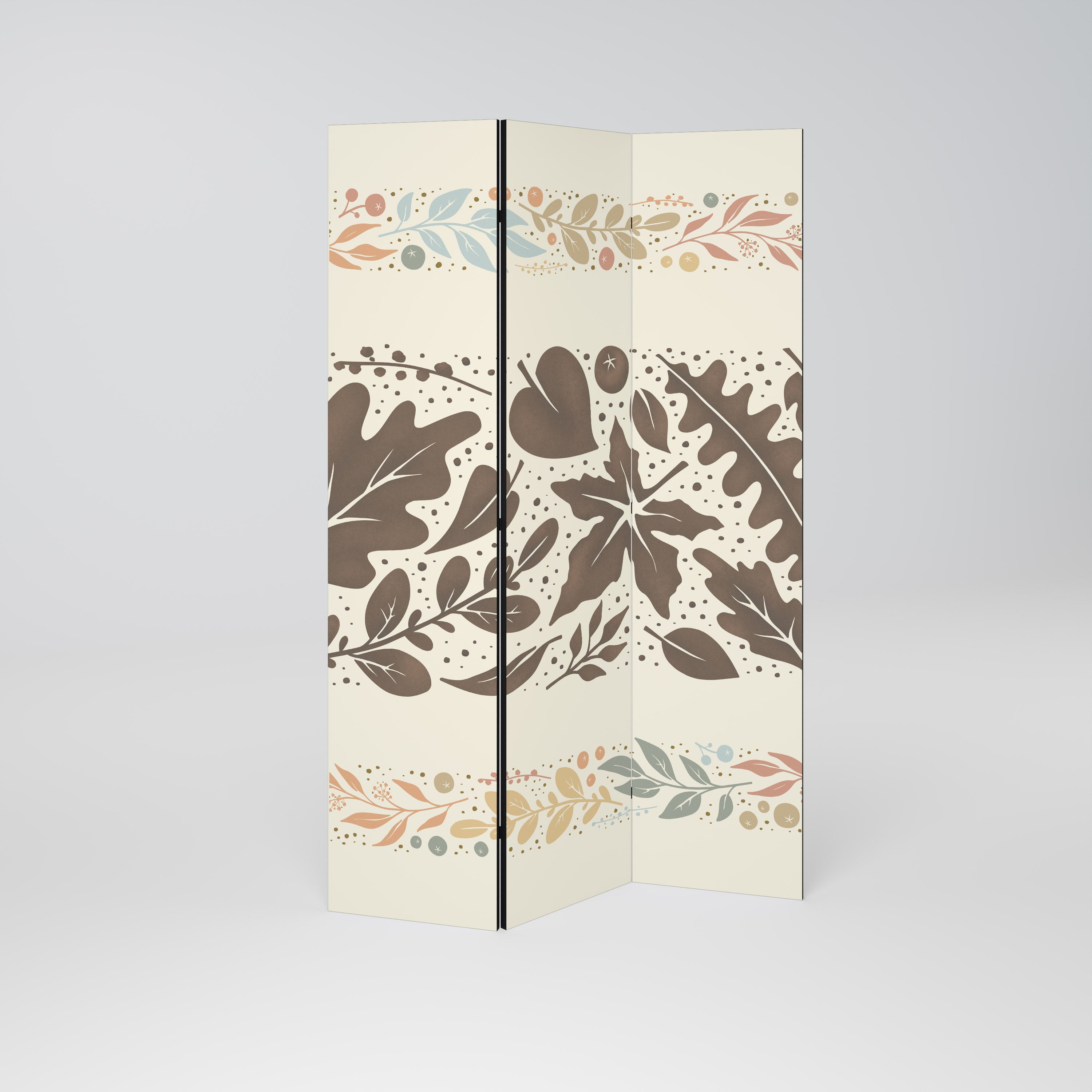 FOLIAGE ROWS 3-Panel Room Divider