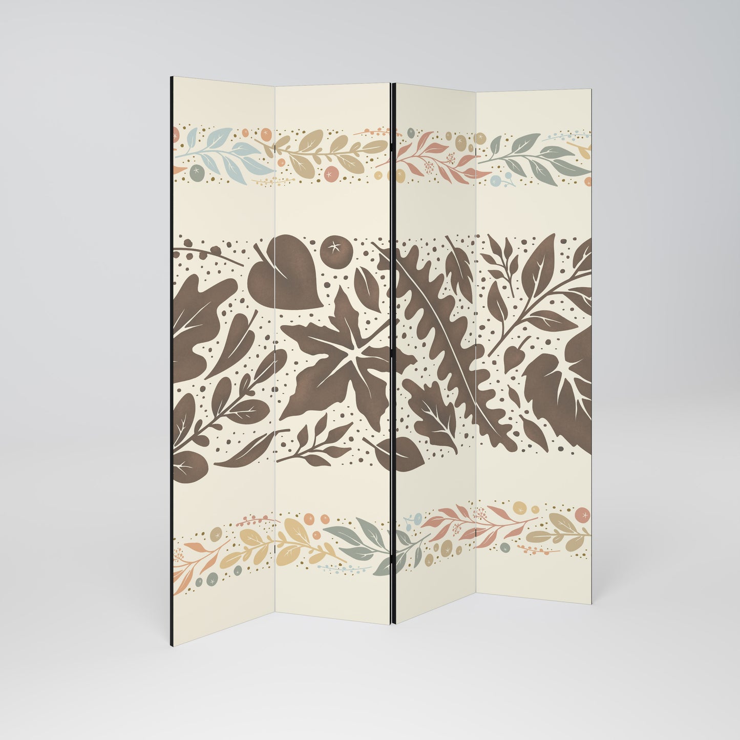 FOLIAGE ROWS 4-Panel Room Divider