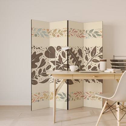FOLIAGE ROWS 4-Panel Room Divider