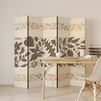 FOLIAGE ROWS 5-Panel Room Divider