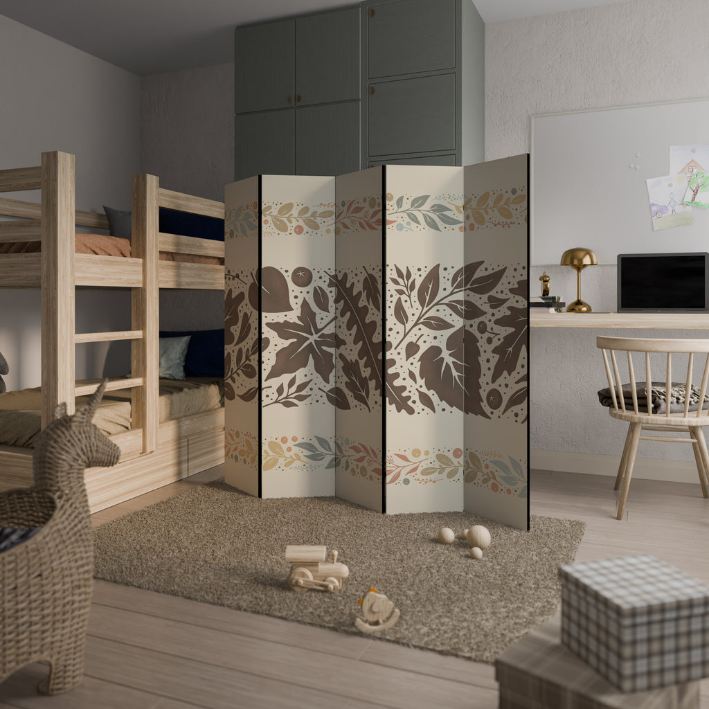 FOLIAGE ROWS 5-Panel Room Divider