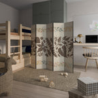 FOLIAGE ROWS 5-Panel Room Divider