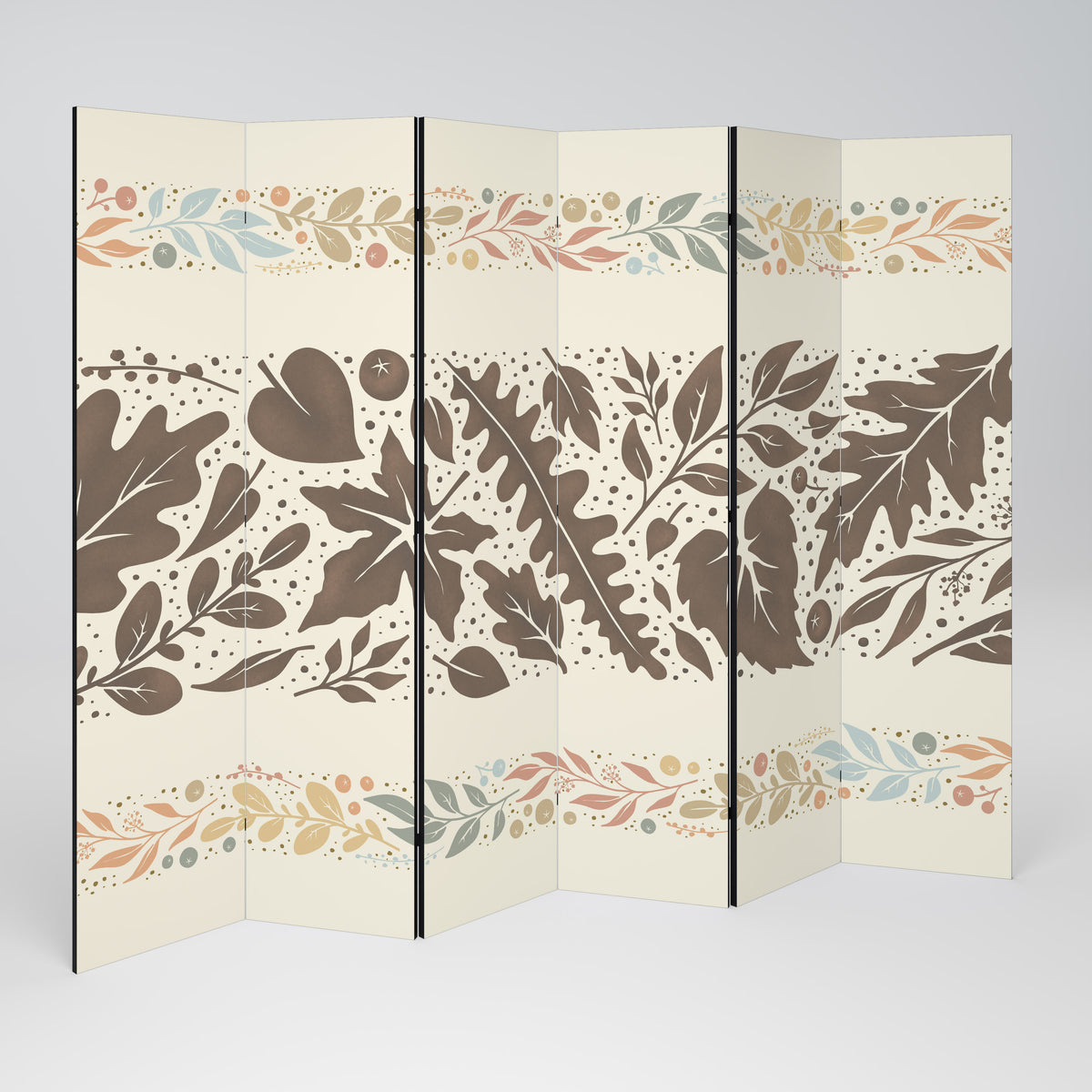 FOLIAGE ROWS 6-Panel Room Divider