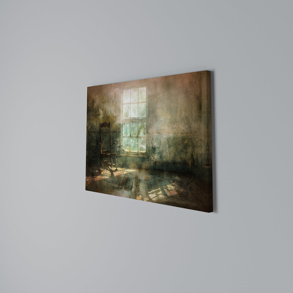 SUNLIT STILLNESS Horizontal Canvas Print