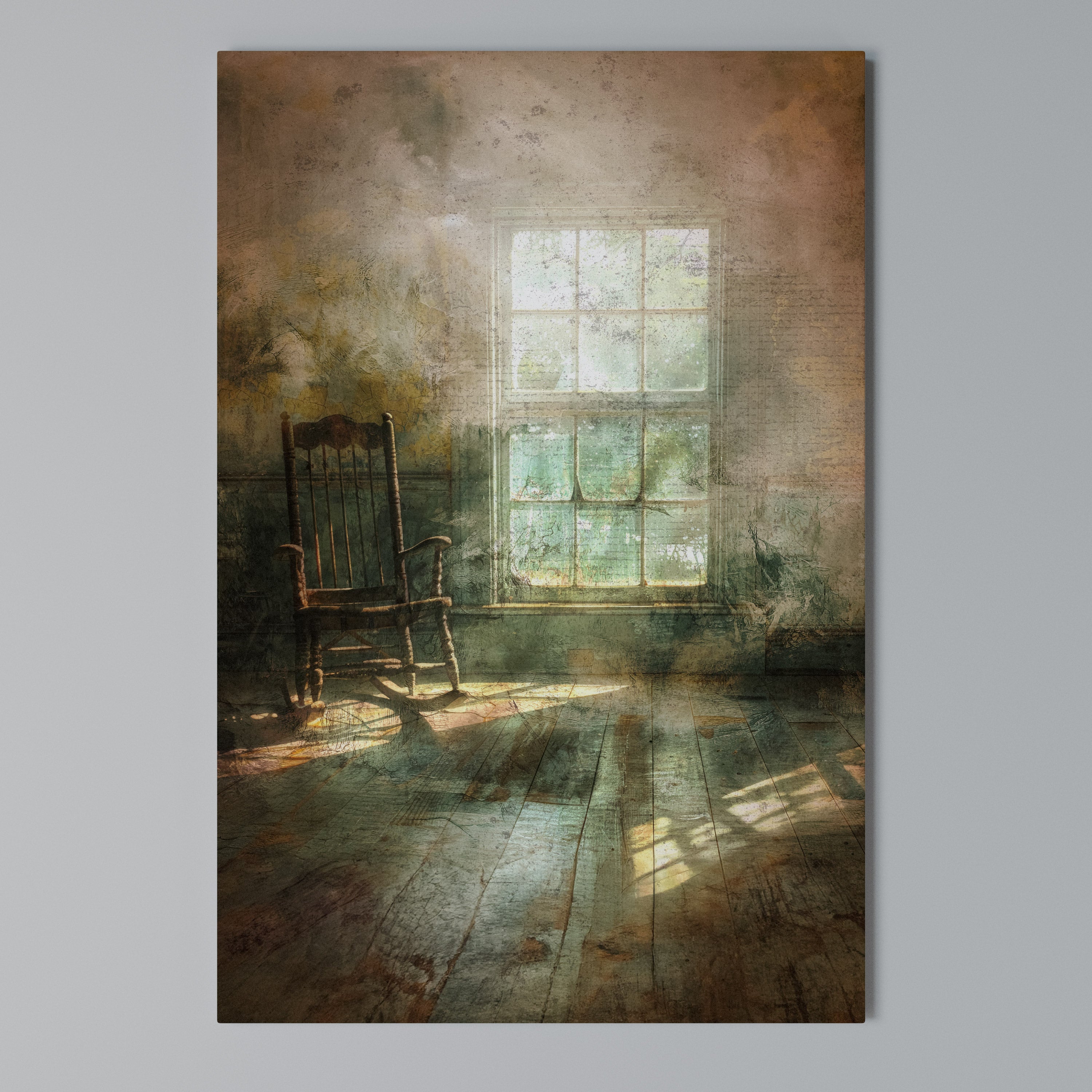 SUNLIT STILLNESS Κατακόρυφος Πίνακας σε Καμβά