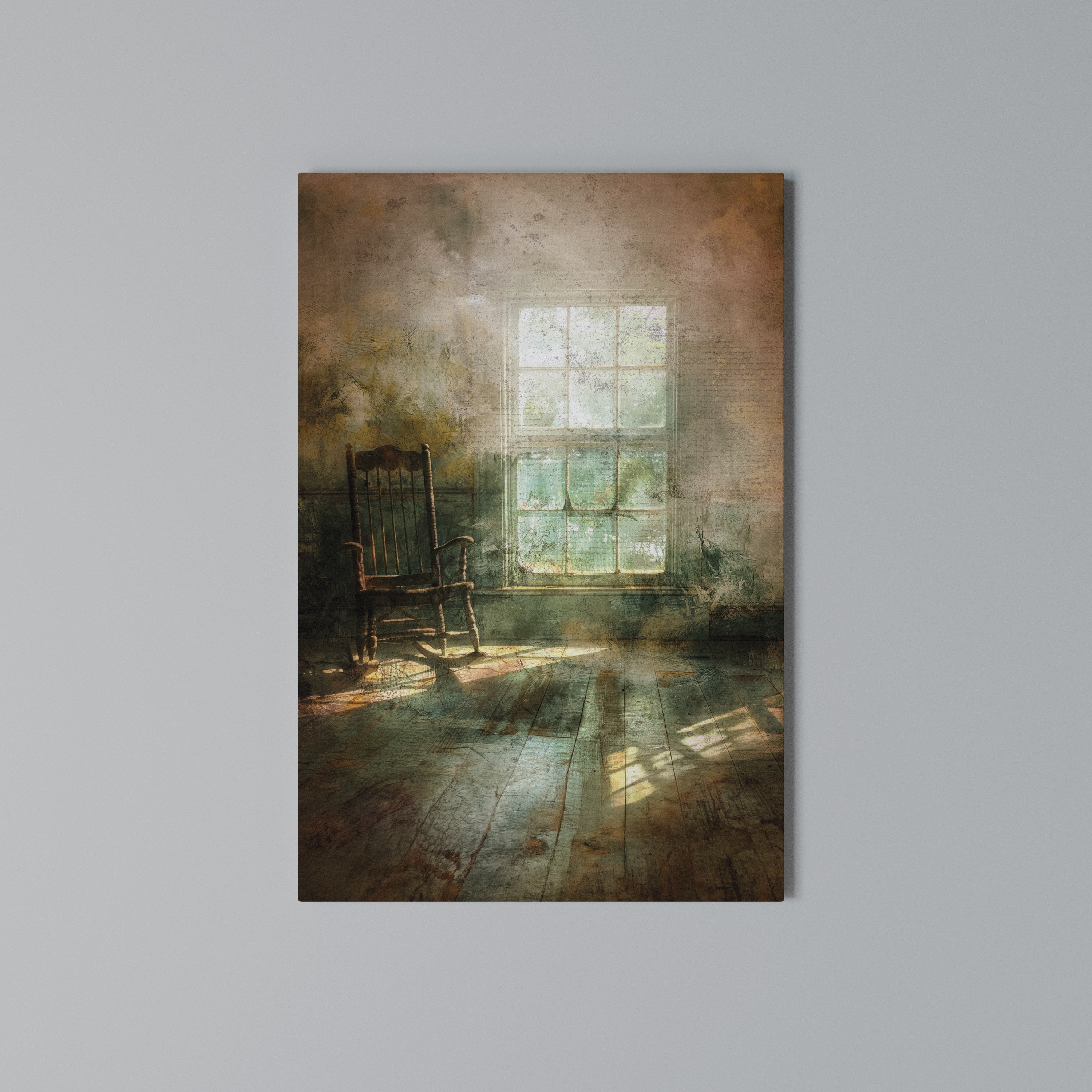 SUNLIT STILLNESS Κατακόρυφος Πίνακας σε Καμβά